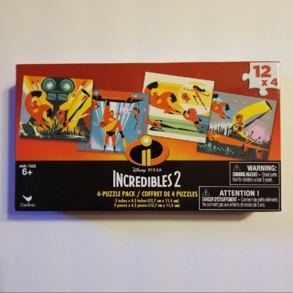 Disney Incredibles 2 / 4 puzzles pack